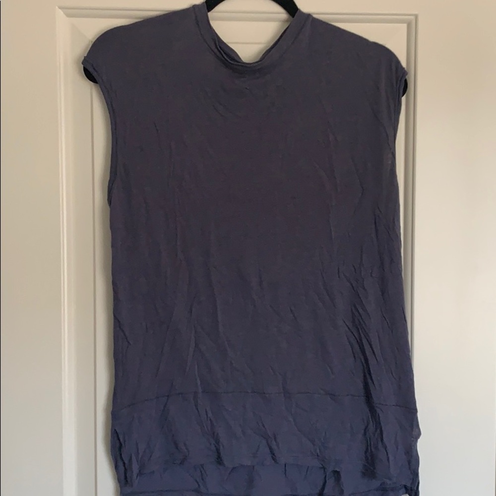 Free People Linen Blend Muscle Tee